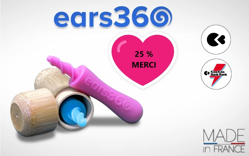 Ears 360™  Le coton tige réutilisable par Ears 360 — KissKissBankBank