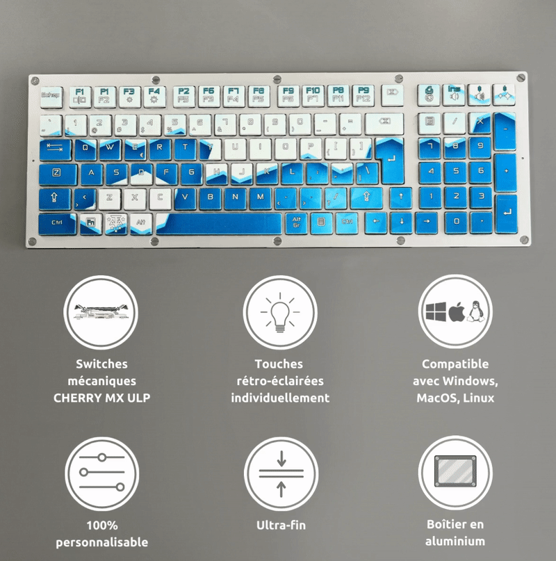 Le Cairn Mesa  Key : le clavier mécanique fabriqué en France par