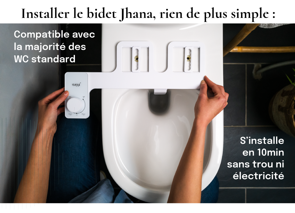 JHANA, ré-enchantez vos toilettes • Bidet à fixer & papier toilette en  bambou par Jhana — KissKissBankBank
