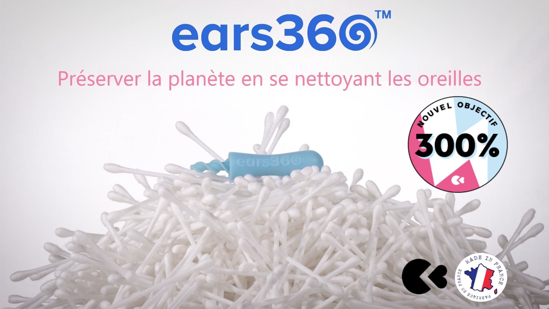 Ears 360™  Le coton tige réutilisable par Ears 360