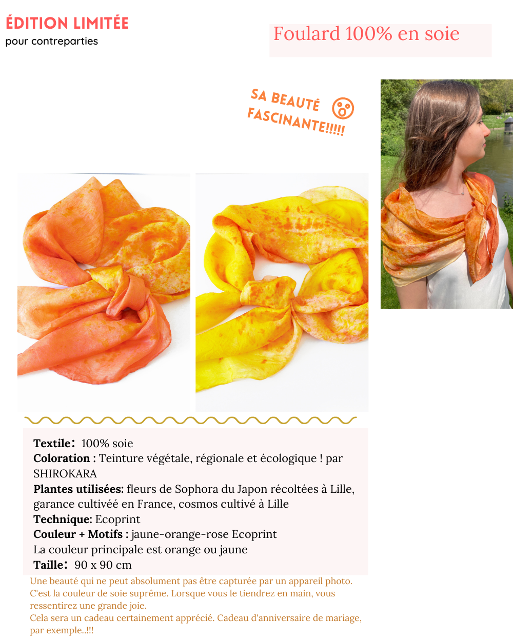 SHIROKARA, marque de produits teints à partir de colorants végétaux par  Machiko SAITO — KissKissBankBank