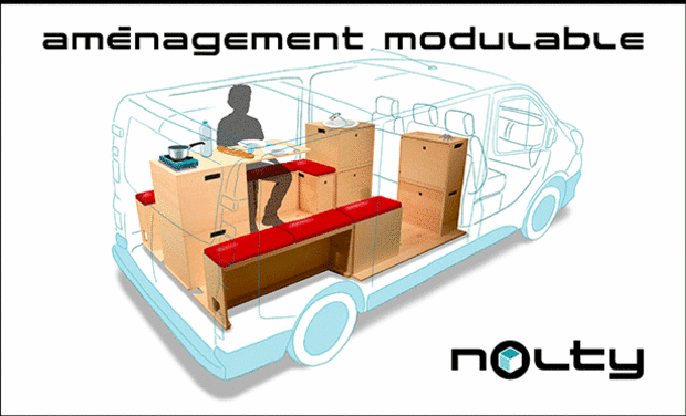Visuel du projet Nolty - L'aménagement modulable pour véhicule !