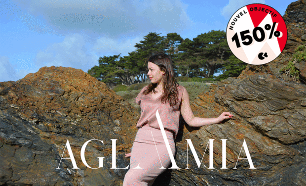 Project visual AGLAMIA : une marque de prêt-à-porter féminine, élégante et française