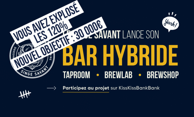 Project visual Brasserie du Singe Savant : Le Bar