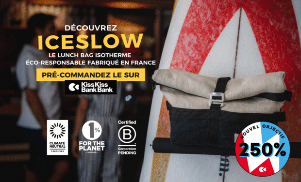 Project visual ICESLOW, the sustainable lunch-bag made in France