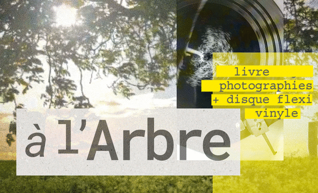 Project visual ALLER à L'ARBRE  livre-objet photographies & disque vinyle flexi