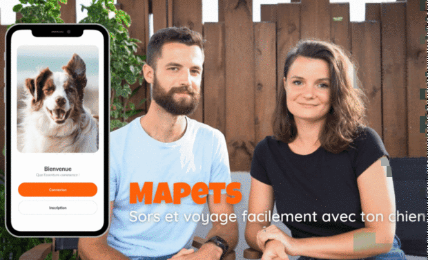 Visuel du projet Mapets, l’application pour sortir et voyager avec son chien
