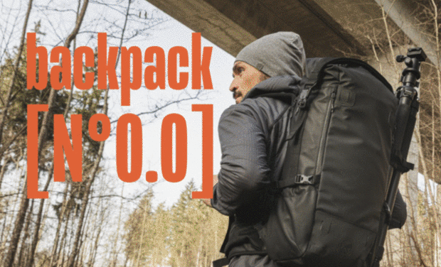 Project visual A backpack made to last, adaptable and guaranteed for life.