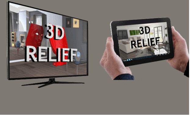 Visueel van project 3D contacts : 3D Relief pour activités commerciales, techniques, artistiques ...