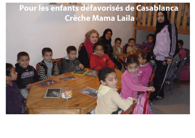 Project visual Pour les enfants défavorisés de Casablanca Crèche Mama Laila