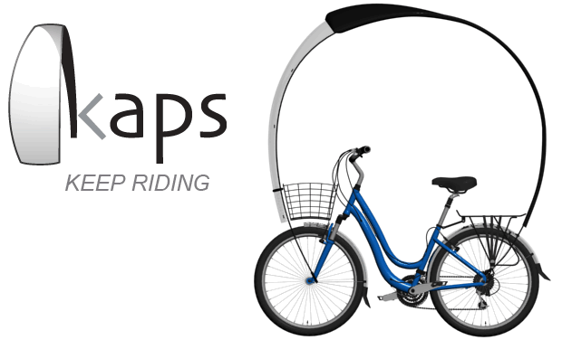 Project visual Kaps - Le vélo par tous les temps