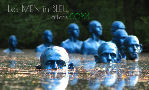 Les hommmes Bleus à Paris