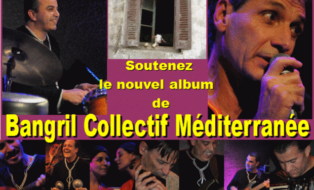 Visuel du projet soutenez "Azul", le nouvel album de Bangril Collectif Méditerranée, un arc en ciel musical entre la France et l'Algérie