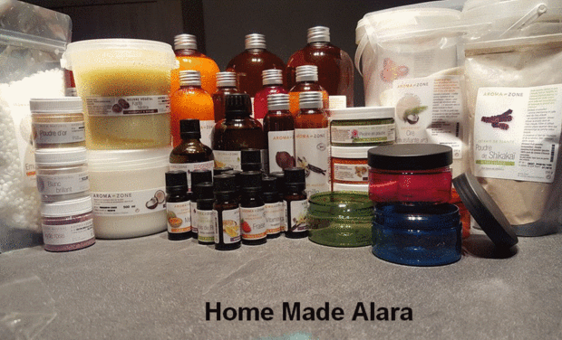 Visuel du projet Home Made cosmétiques Alara