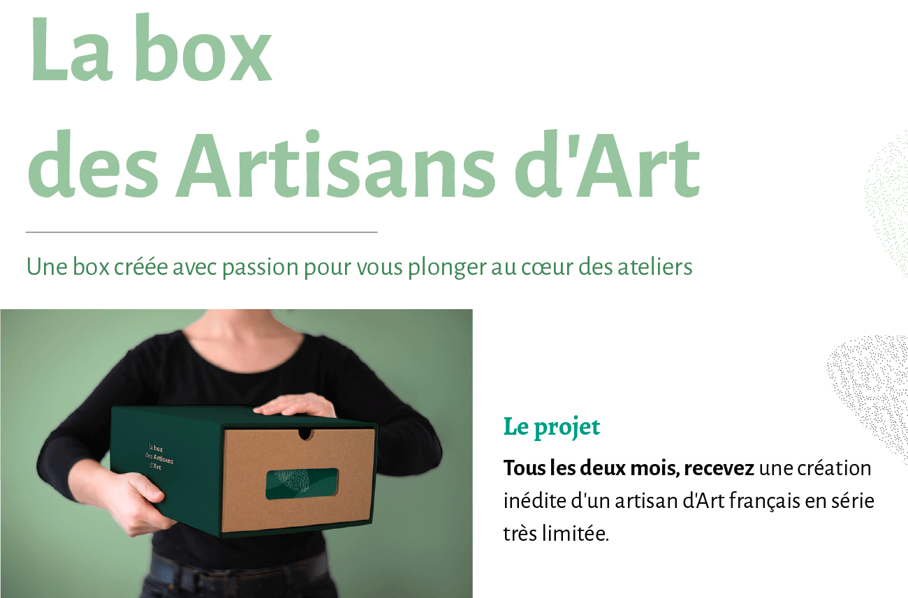 La box des Artisans d'Art - La minute déco